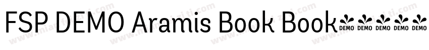 FSP DEMO Aramis Book Book字体转换
